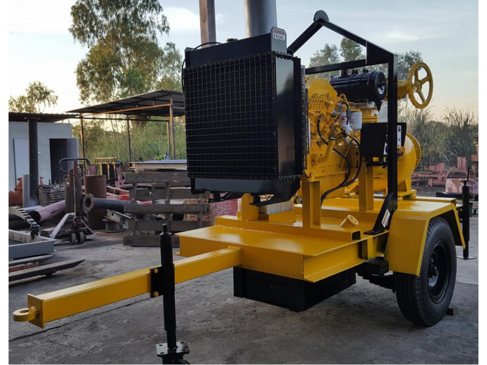 เครื่องสูบน้ำเทรลเลอร์ขนาด 12 นิ้ว