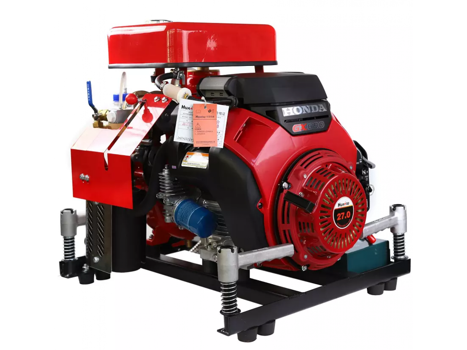 เครื่องสูบน้ำดับเพลิง (หาบหาม) 25 แรงม้า