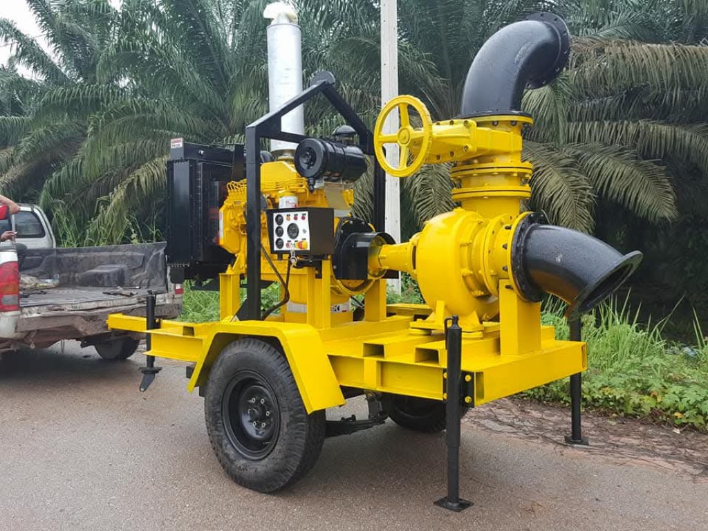 เครื่องสูบน้ำดีเซล ปั๊มน้ำ 12 นิ้ว