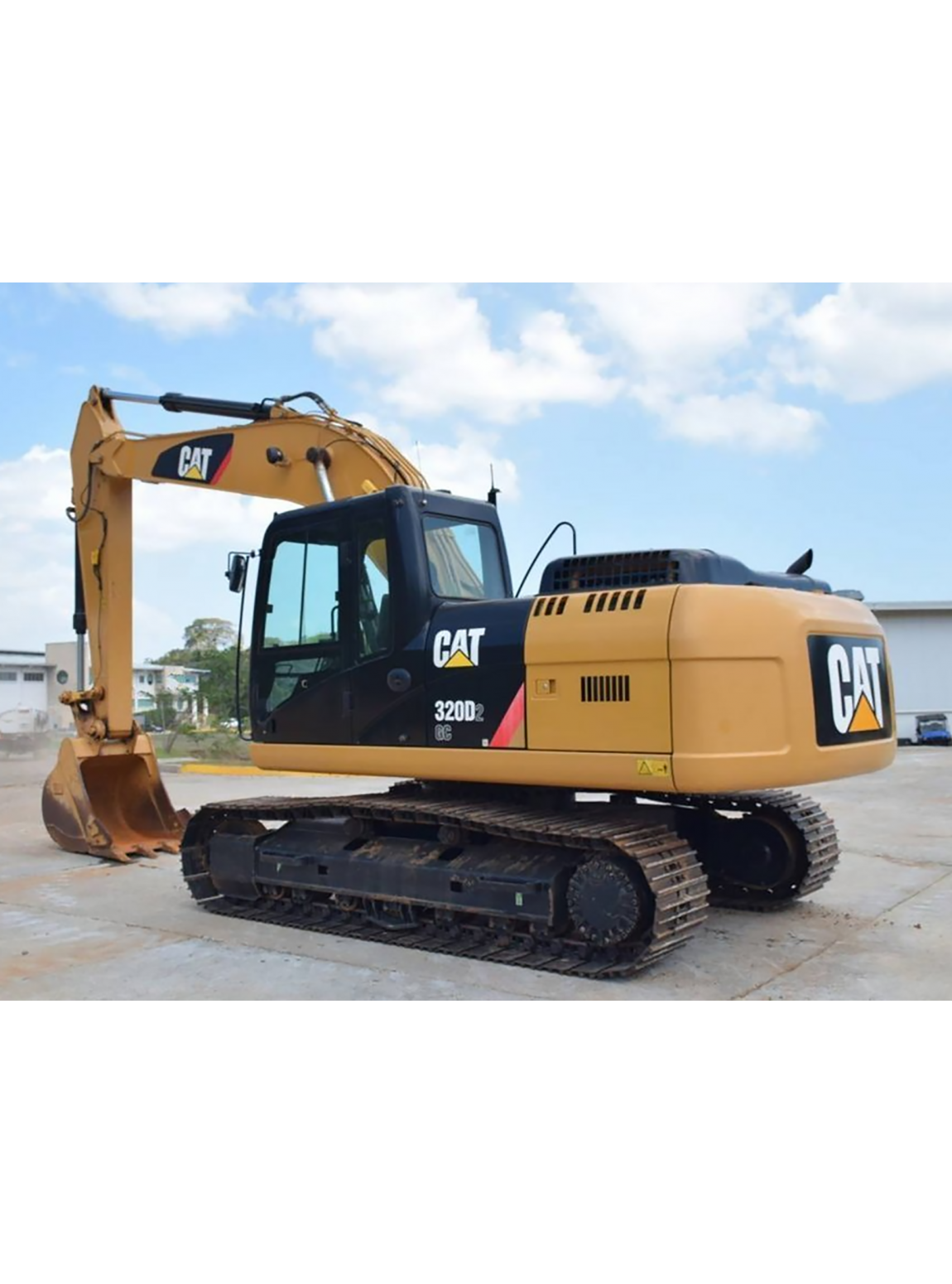 CAT 320D ไมล์ 590 ชั่วโมง