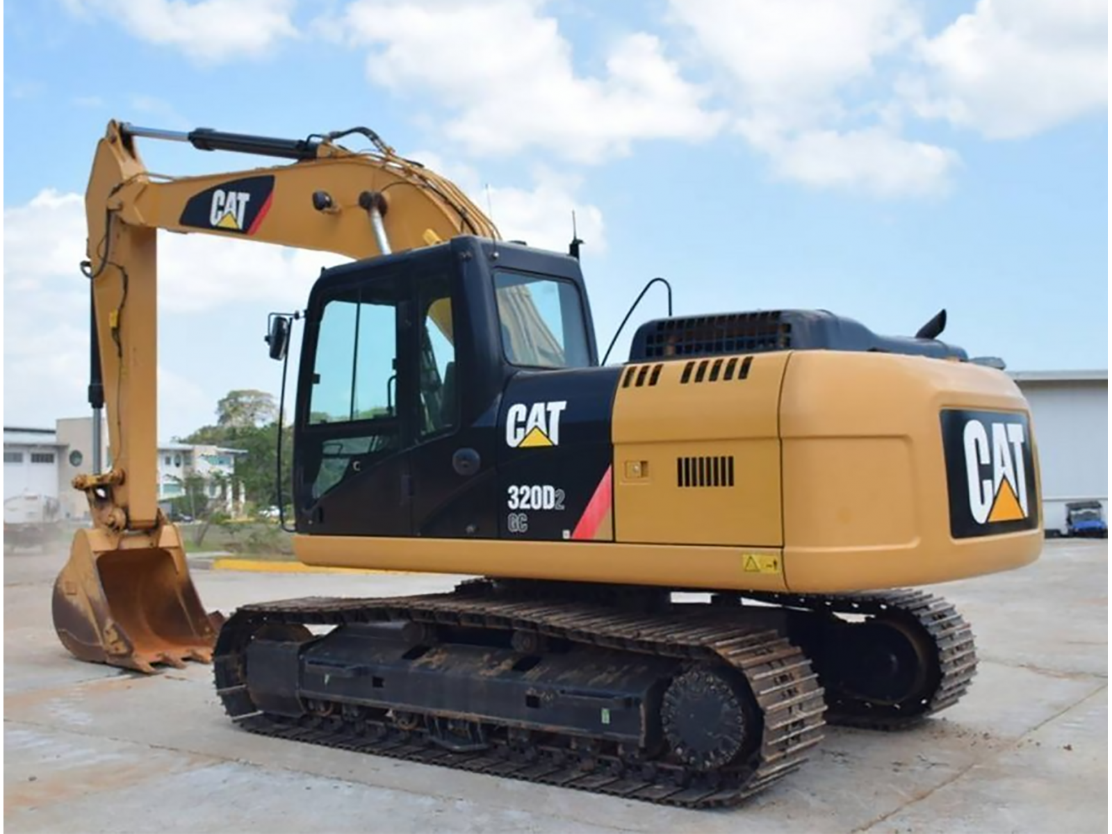 CAT 320D ไมล์ 590 ชั่วโมง