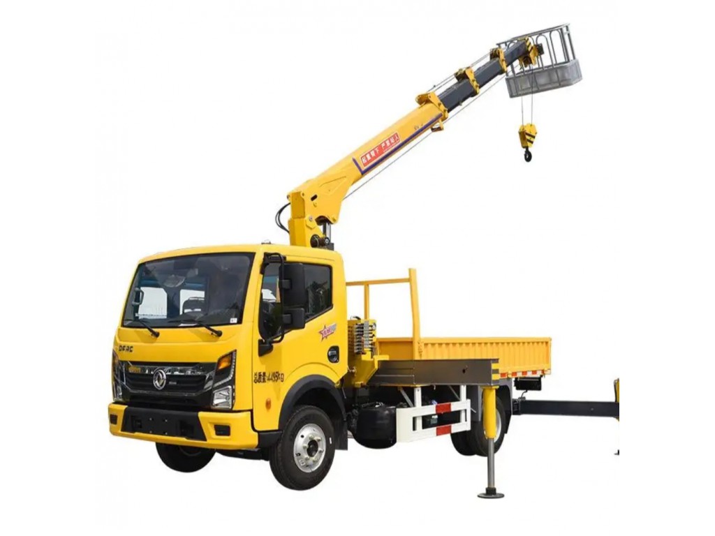 รถบรรทุกติดเครนกระเช้า 3 ตัน 3 ปอก