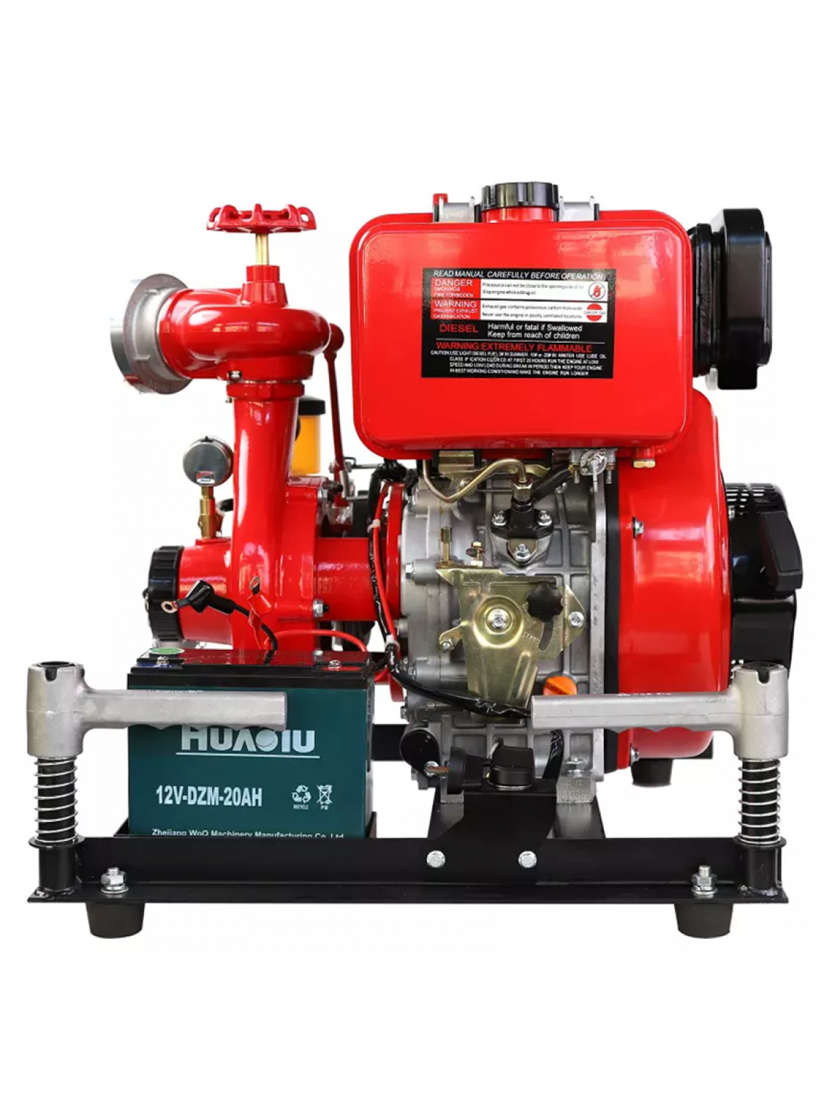 ปั๊มดับเพลิงหาบหาม ดีเซล 11 Hp