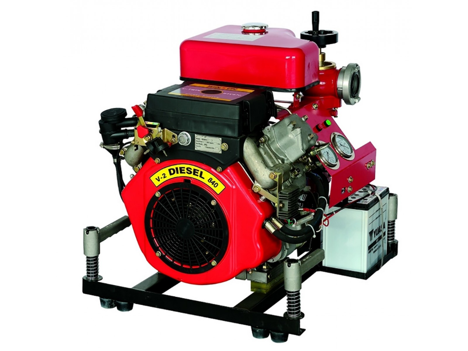 ปั๊มน้ำดับเพลิงหาบหาม 25 แรงม้า