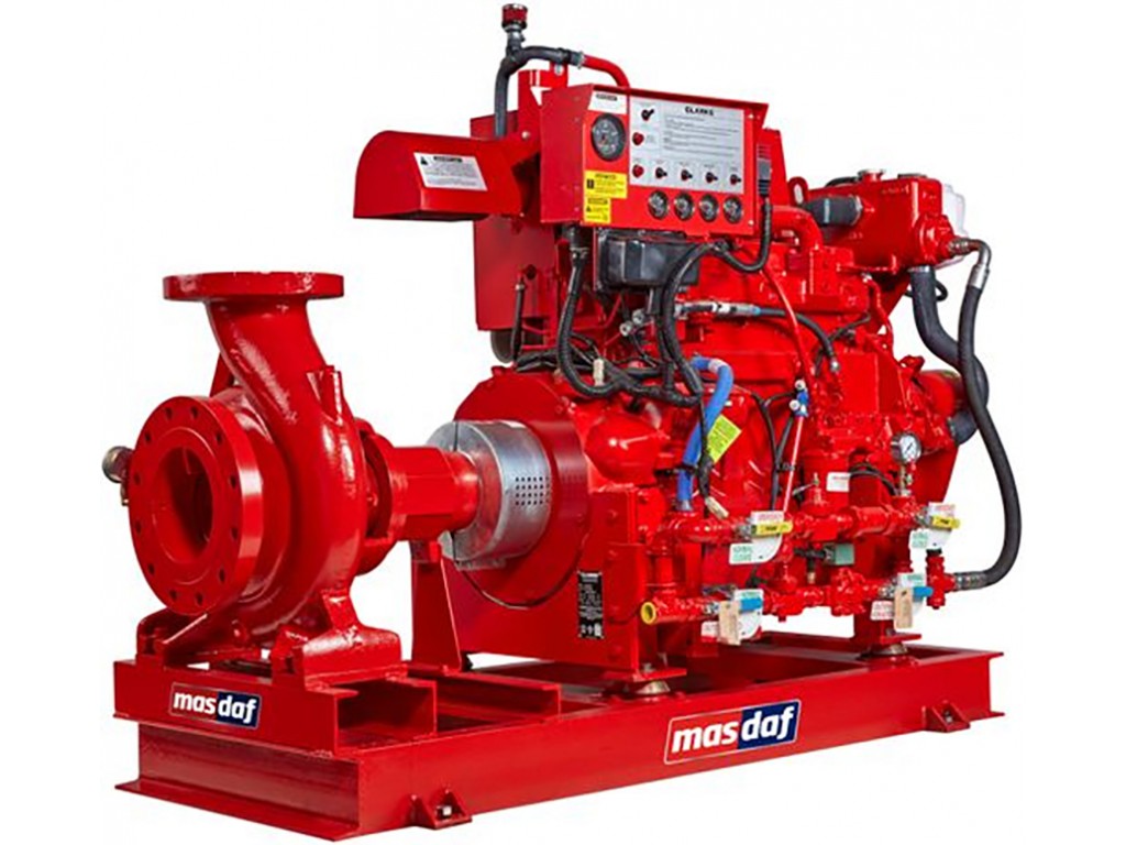 500GPM เครื่องสูบน้ำดับเพลิง