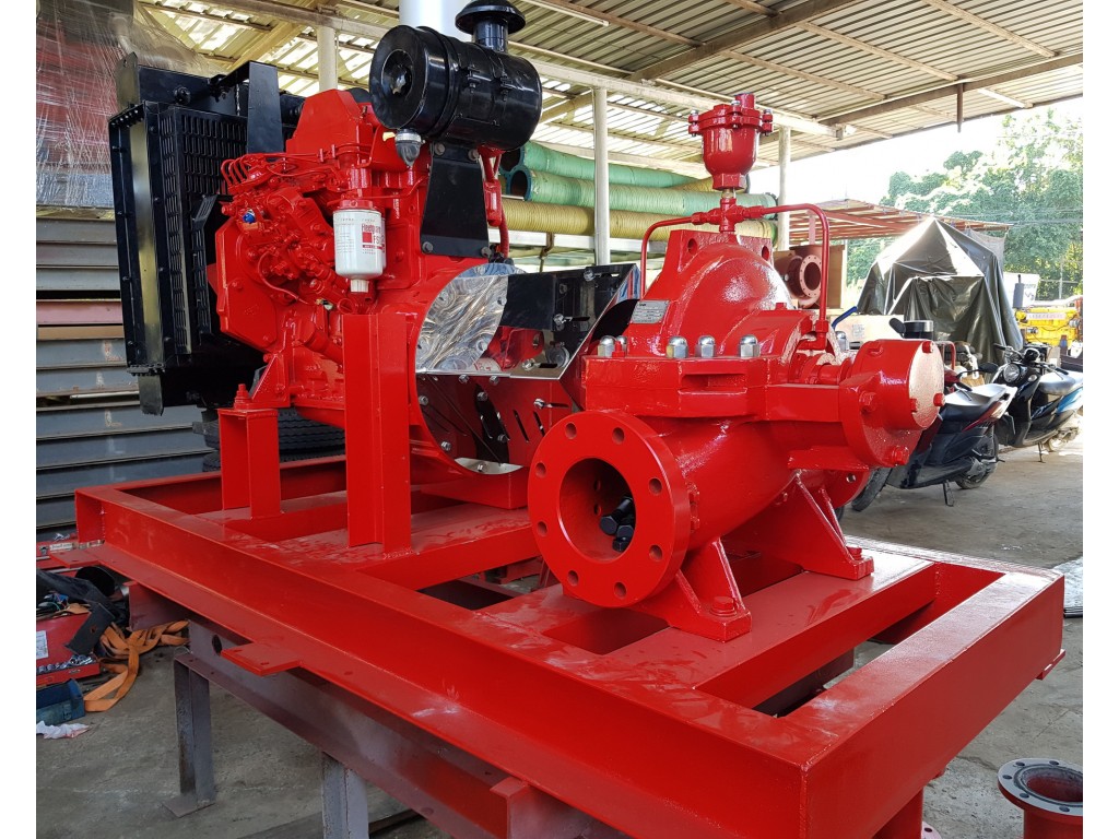 ปั๊มดับเพลิงเครื่องยนต์ Cummins 4BTA 3.9-C100