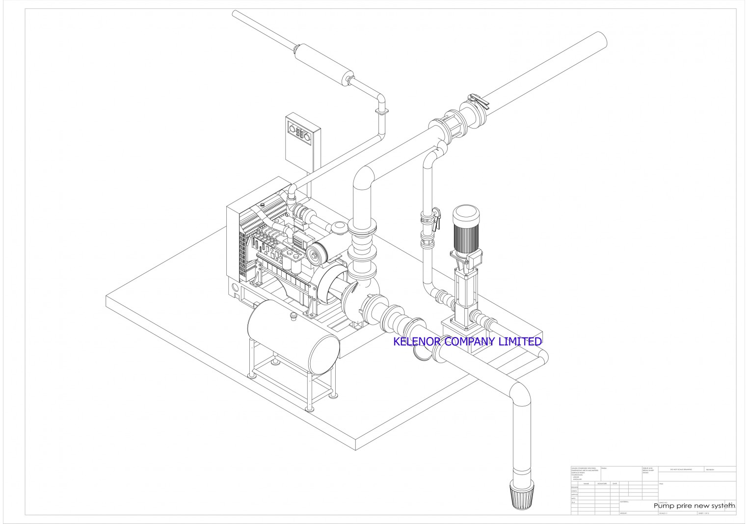 ปั๊มดับเพลิงเครื่องยนต์ Deutz TD226B-6