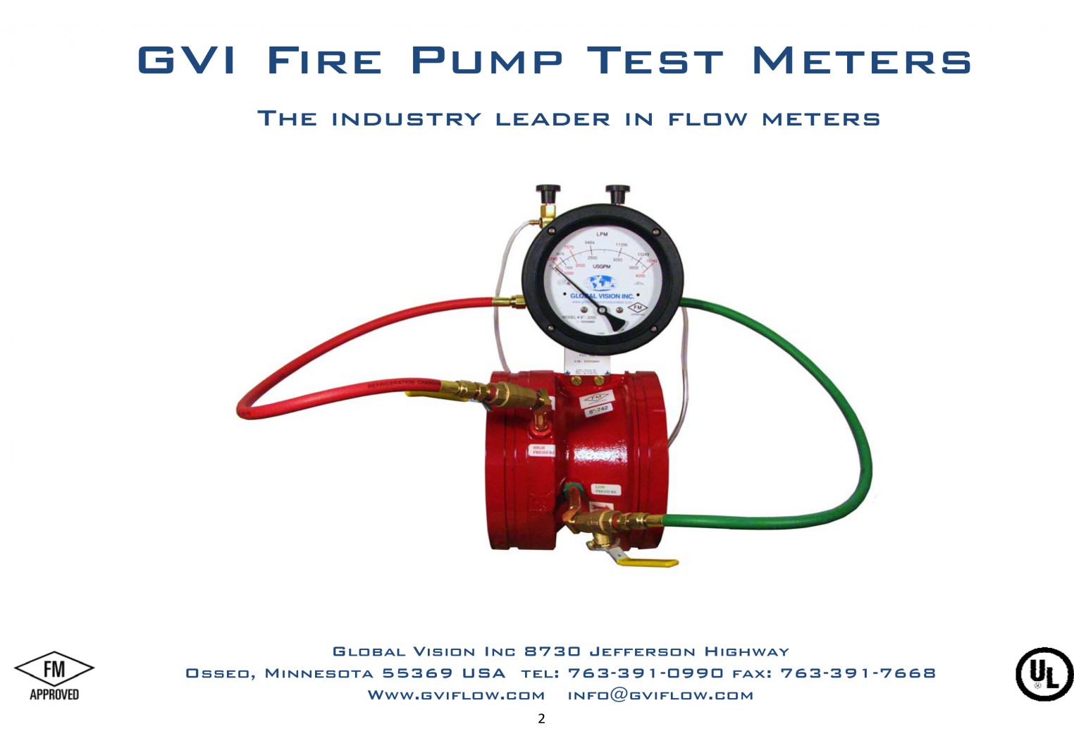 Fire Pump Test Meter "GVI"