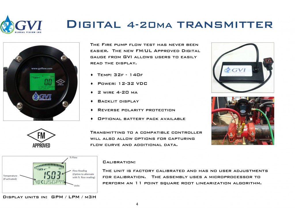 Gerand Flow meter 4inch