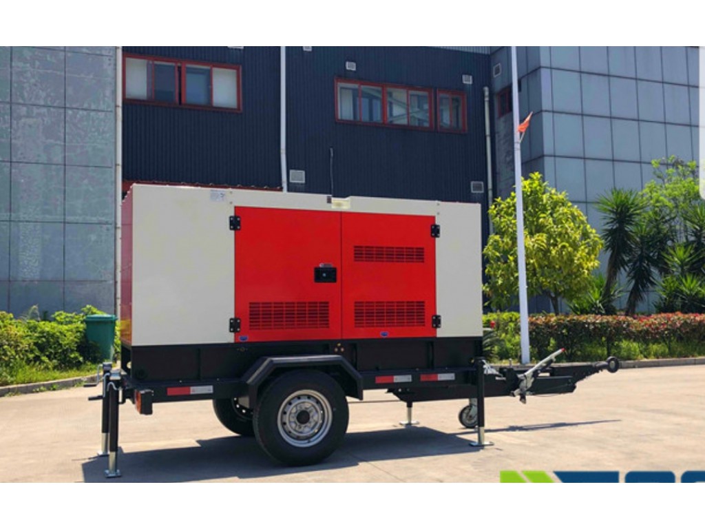 เครื่องกำเนิดไฟฟ้า 110kw พร้อมเทรลเลอร์