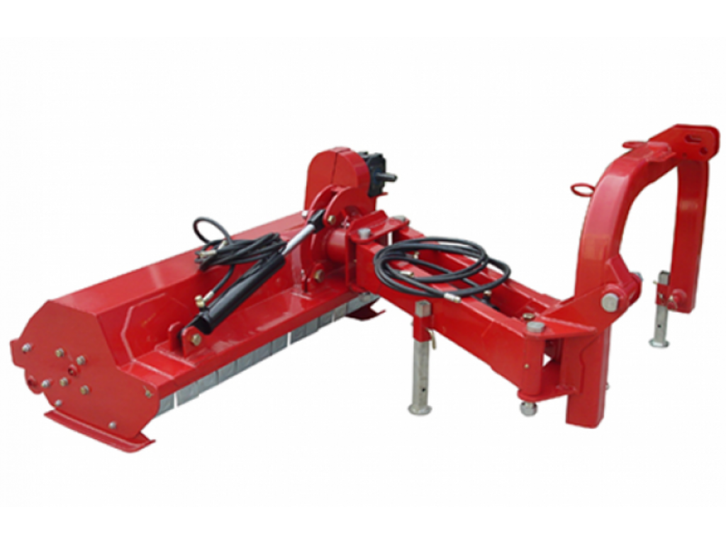 เครื่องตัดหญ้าไหล่ทาง ติดท้ายรถฟาร์มแทรกเตอร์