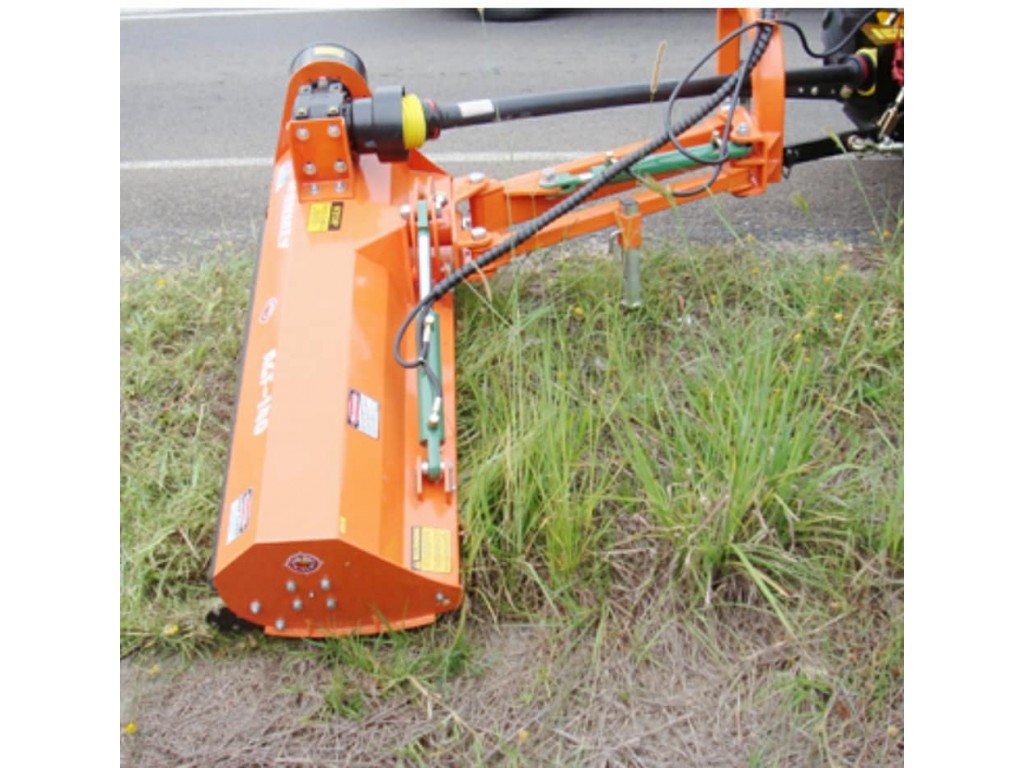 เครื่องตัดหญ้าไหล่ทาง ติดท้ายรถฟาร์มแทรกเตอร์