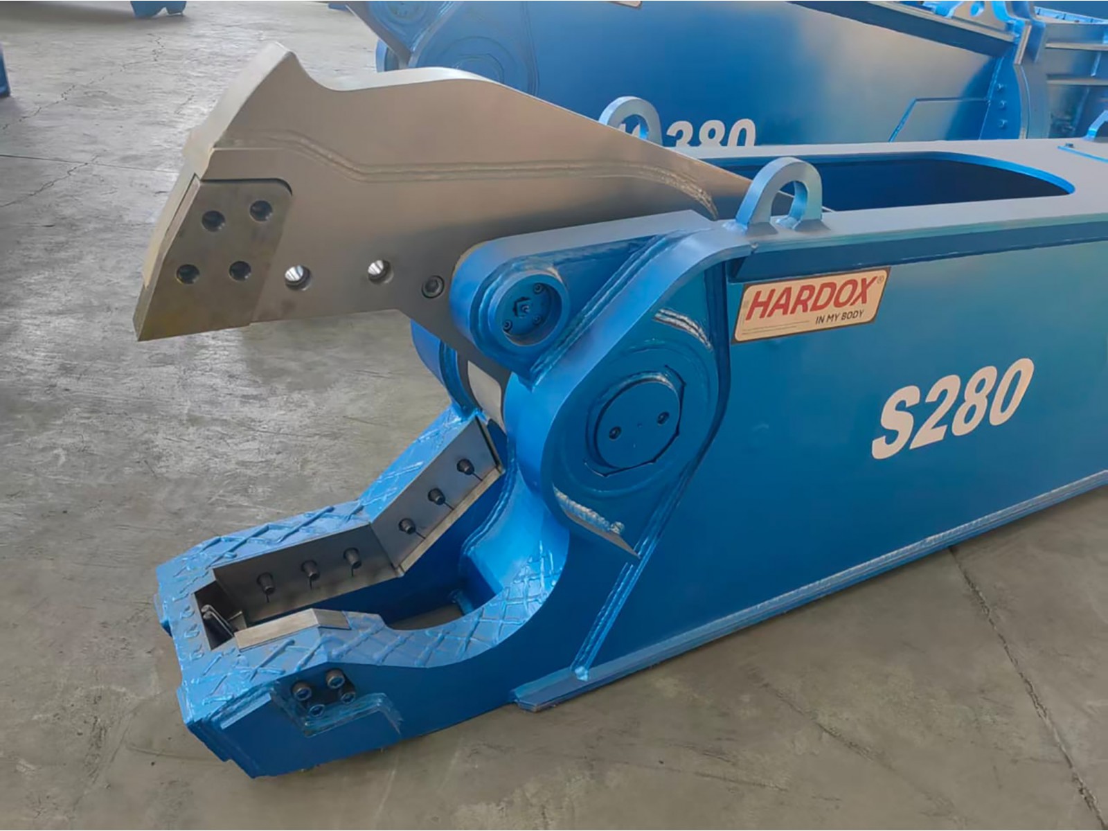 กรรไกรตัดเศษโลหะสำหรับติดรถแบคโฮ