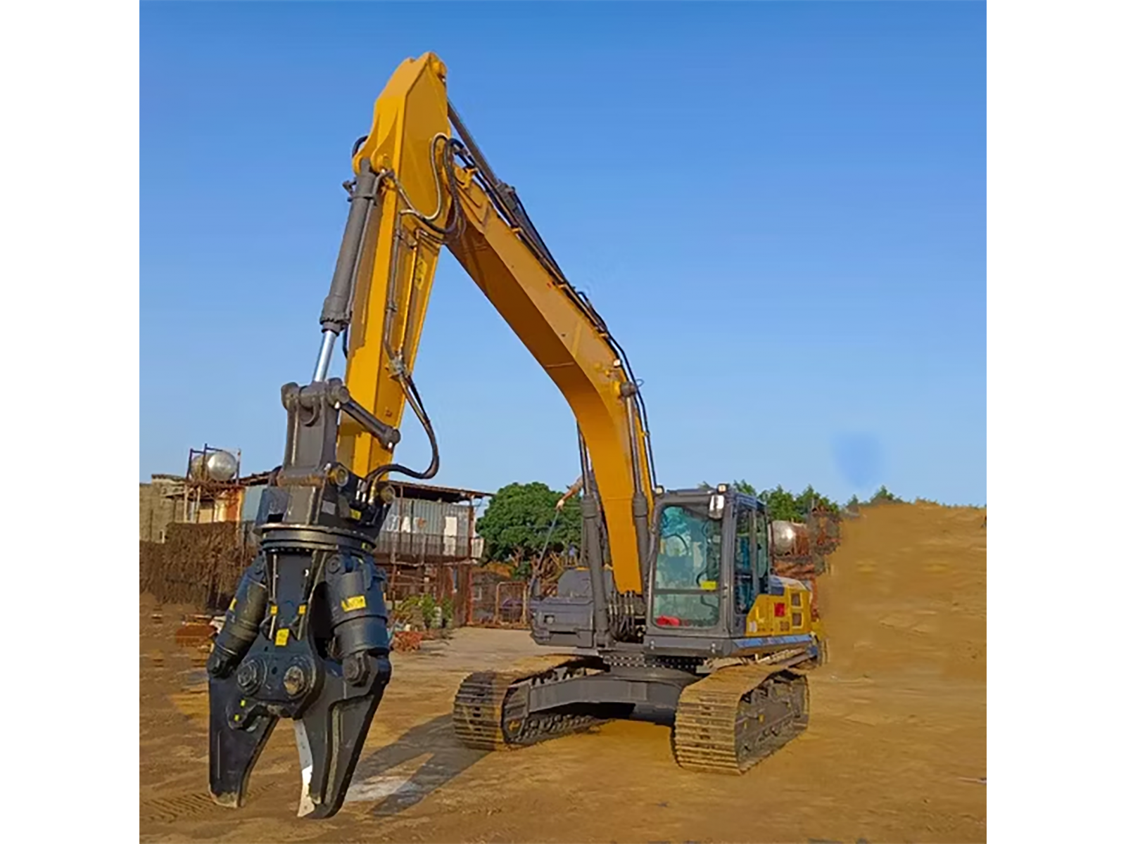 กรรไกรตัดเหล็ก ติดรถขุด ขนาด20ตัน