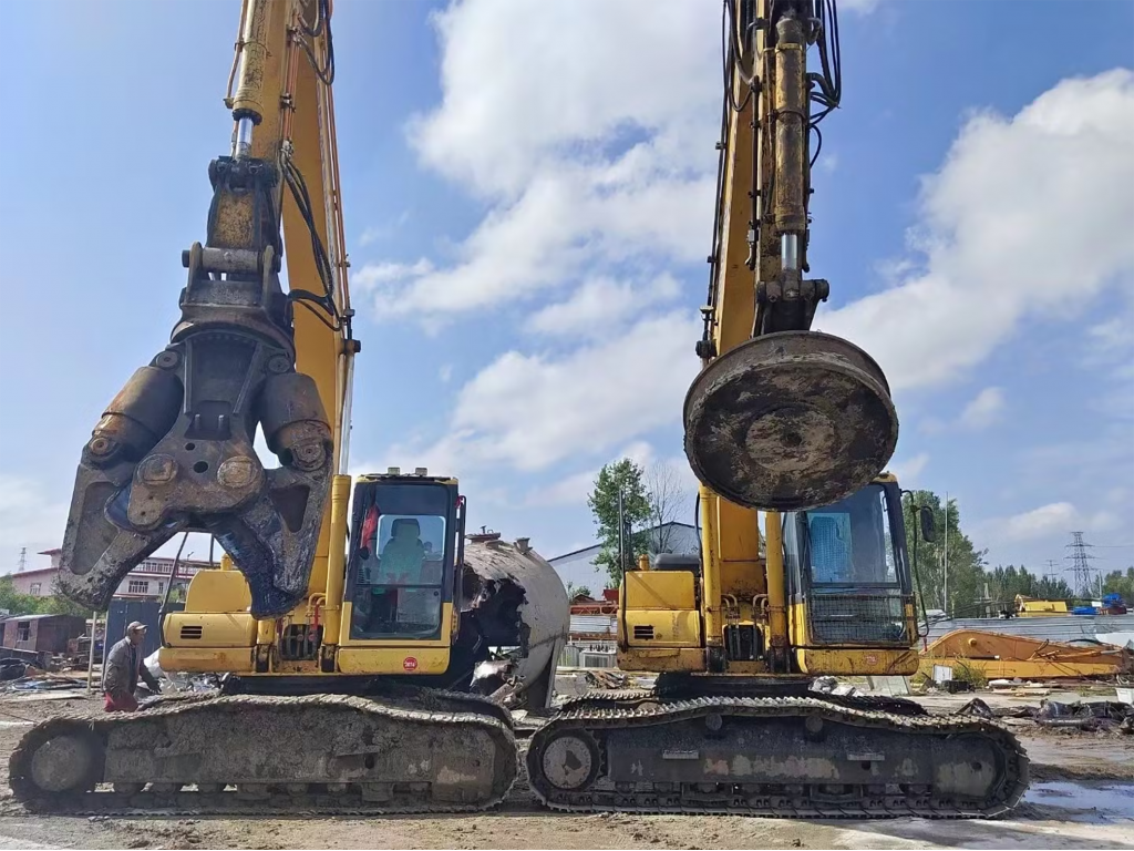 กรรไกรตัดเหล็ก ติดรถขุด ขนาด 20 ตัน