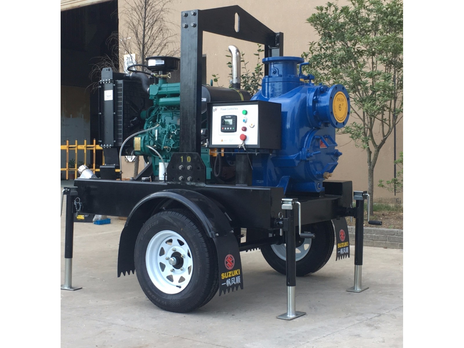 เครื่องสูบน้ำชนิดหอยโข่ง 6x6 นิ้ว