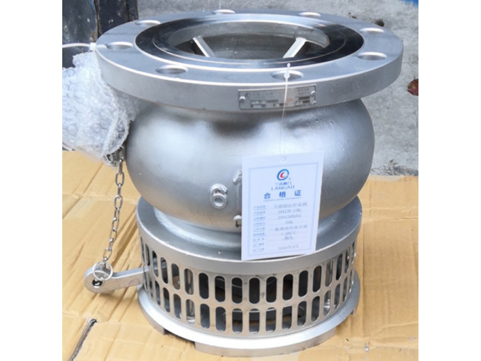 ฟุตวาล์ว สแตนเลส 10 นิ้ว