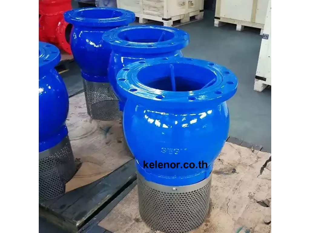 Foot valve ฟุตวาล์วเหล็ก หล่อ 14 นิ้ว