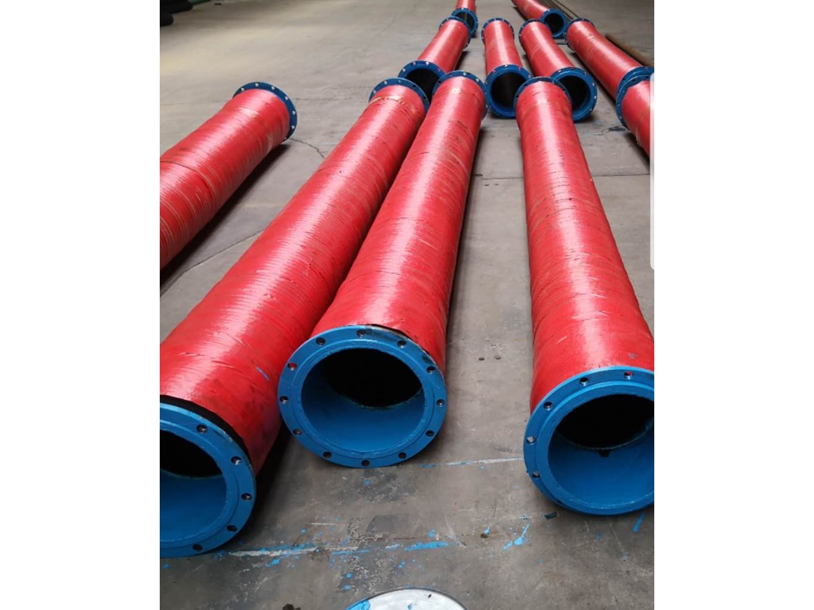 ท่อยางส่งน้ำตัวหนอน 12 นิ้ว ยาว 6 เมตร