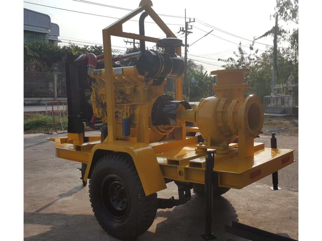 เครื่องสูบน้ำดีเซล ปั๊ม 12 นิ้ว