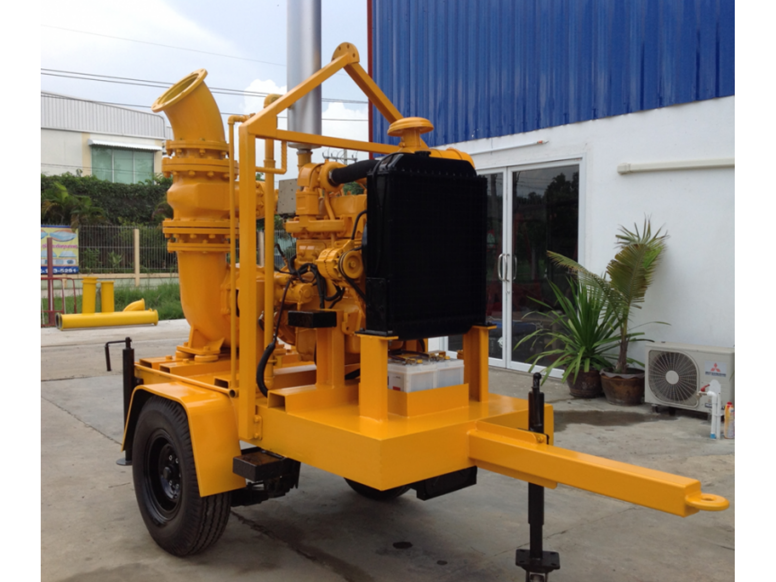 เครื่องสูบน้ำ เครื่องยนต์ดีเซล 8 นิ้ว