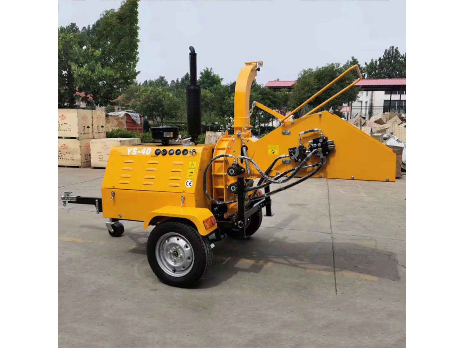 เครื่องย่อยกิ่งไม้ 8 นิ้ว