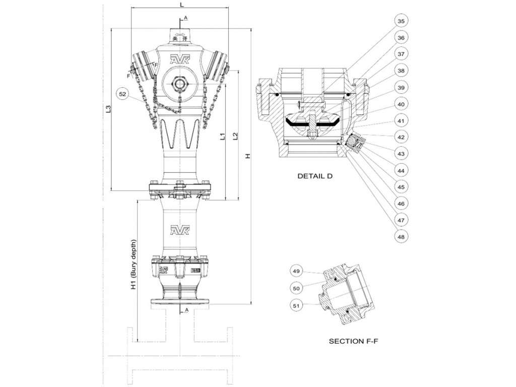 หัวจ่ายน้ำดับเพลิง UL-NFPA20