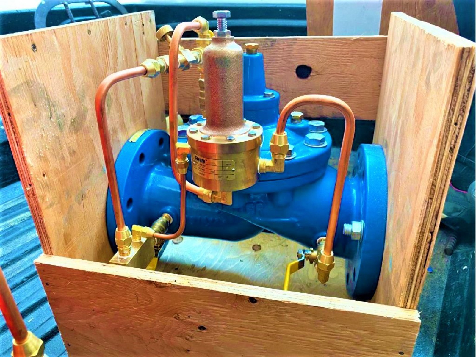 วาล์ว ปรับลดแรงดันน้ำ 4 นิ้ว