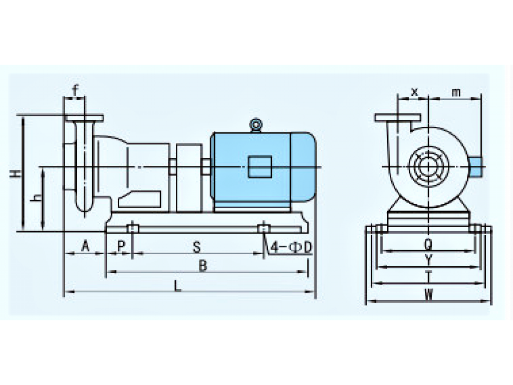 Centrifugal Chemical Pump 80FSB-40