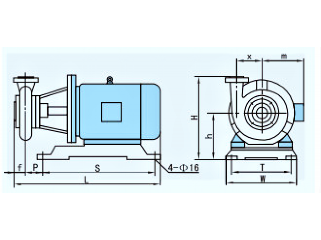 Centrifugal Chemical Pump 40FSB-15(D)