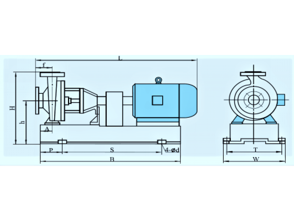 Centrifugal Chemical Pump IHF50-32-250