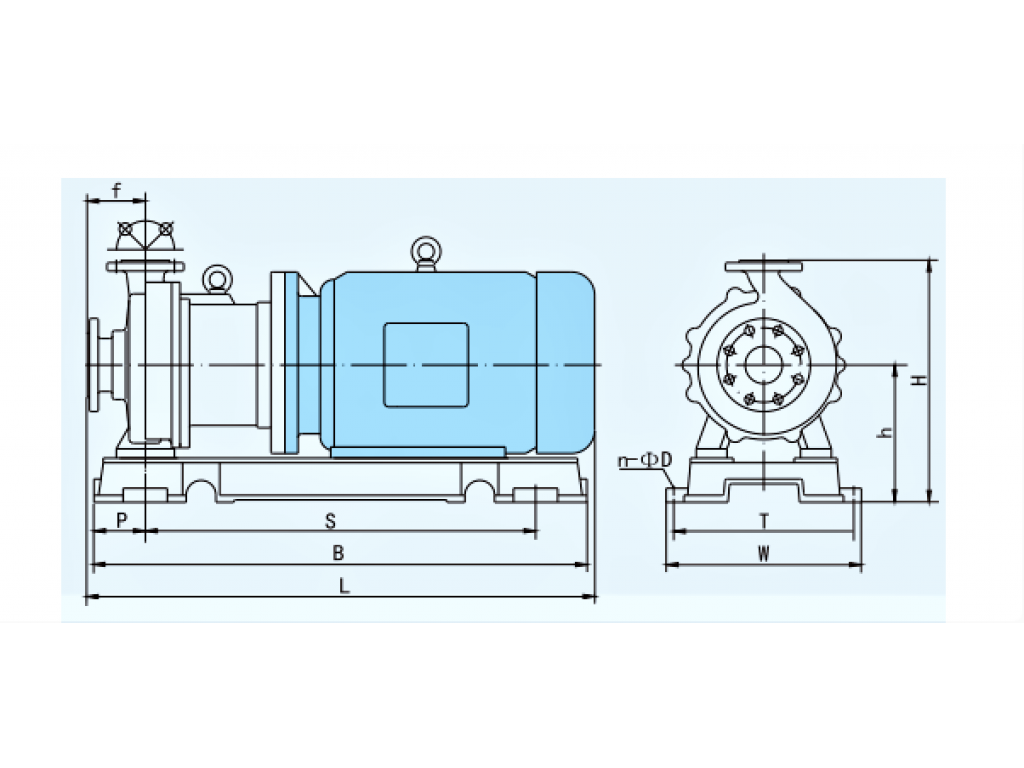 Magnetic Centrifugal Pump CQB80-50-250FB