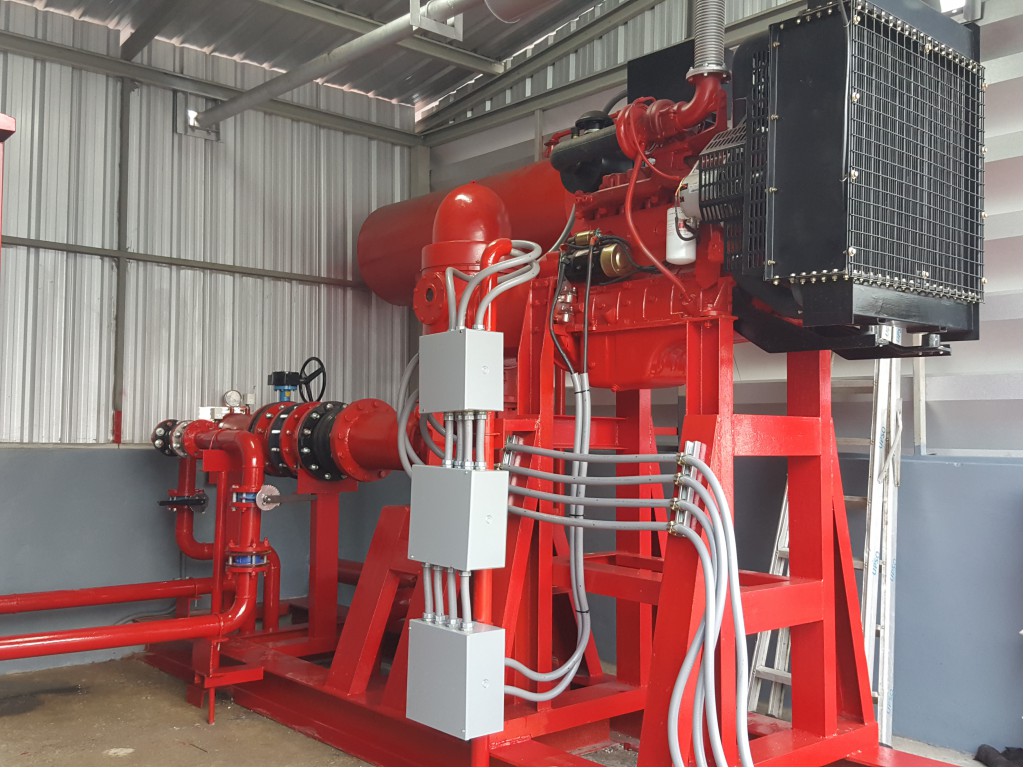 ปั๊มดับเพลิง Vertical turbine 1000 GPM