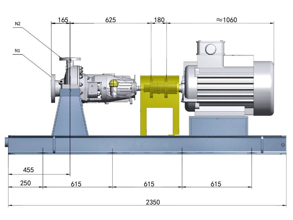 Petrochemical Process Pump (OH1) OHF