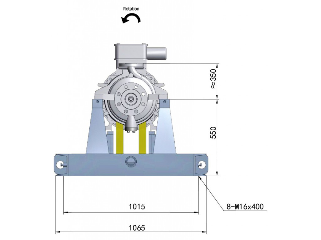 Petrochemical Process Pump (OH1) OHF