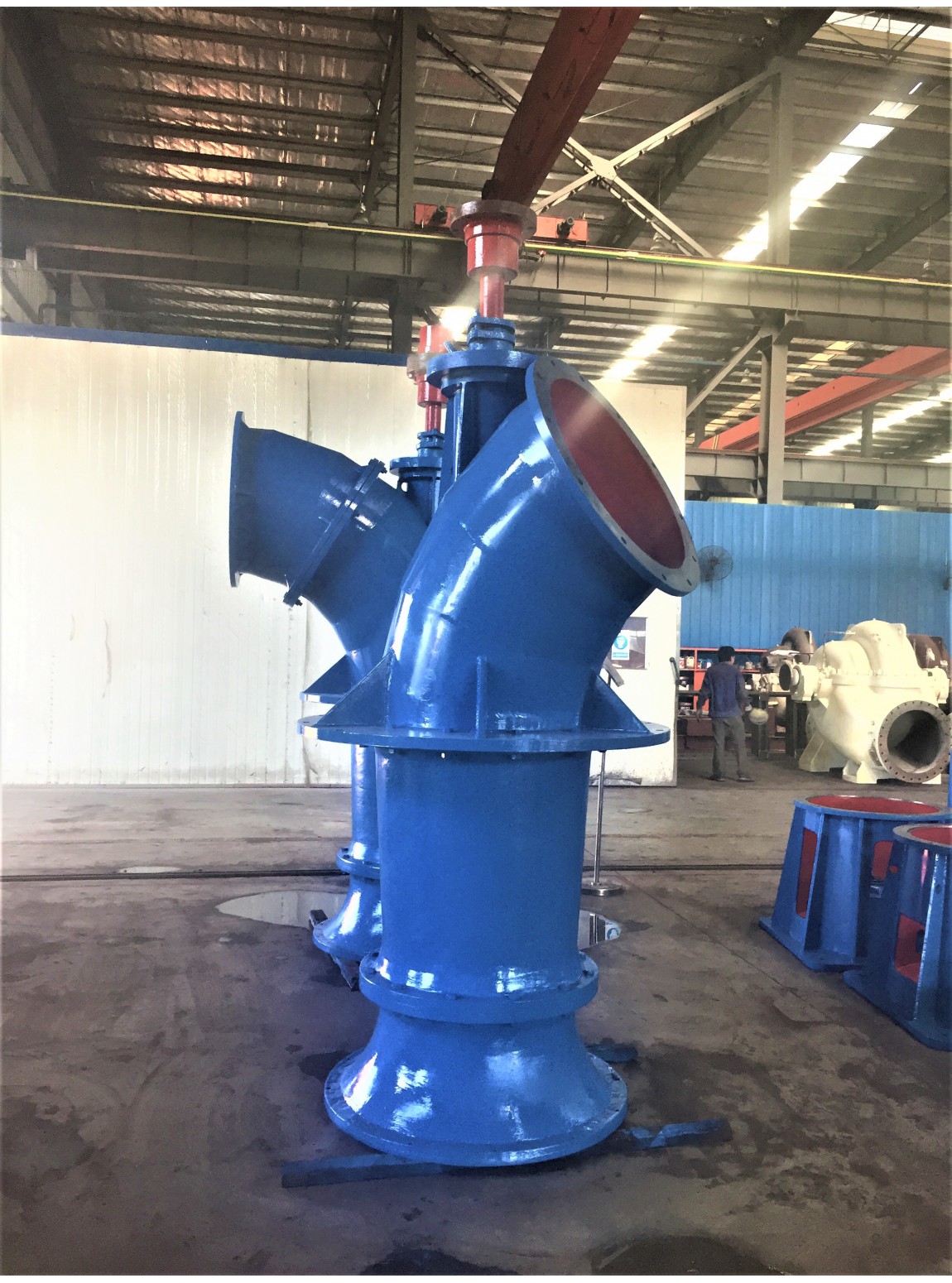 ปั๊มไหลตามแนว Vertical Axial 500HL-25 