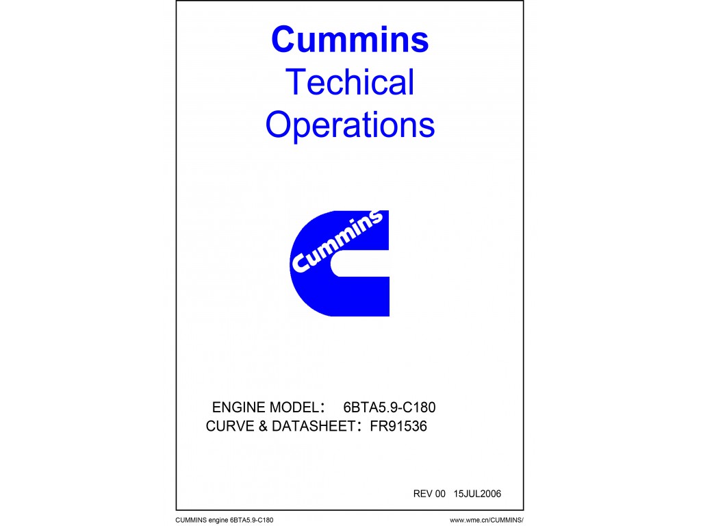 Cummins 6BT5.9-C180 