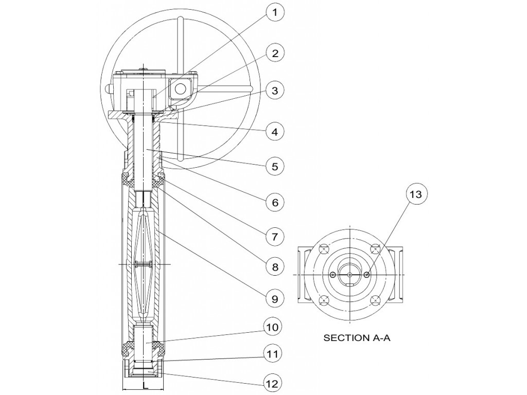 AVK Butterfly Valve PN16