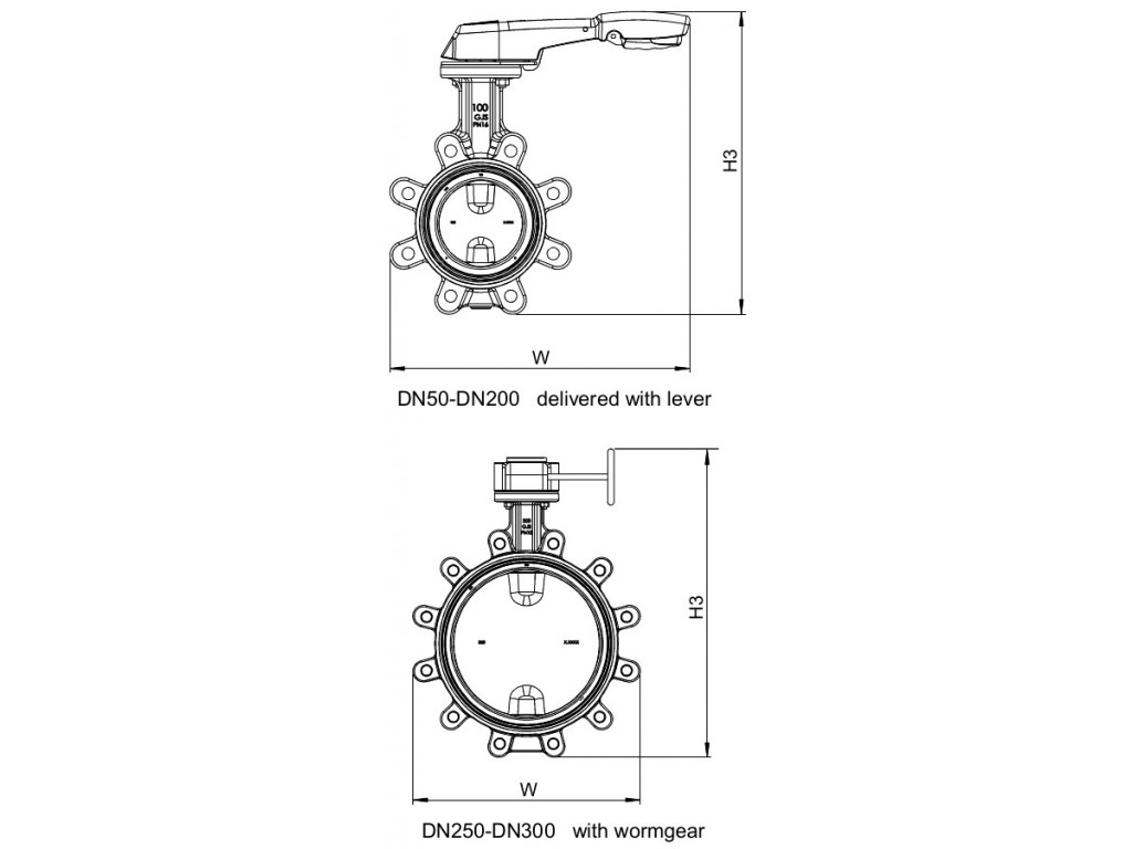 AVK Butterfly Valve PN10/16