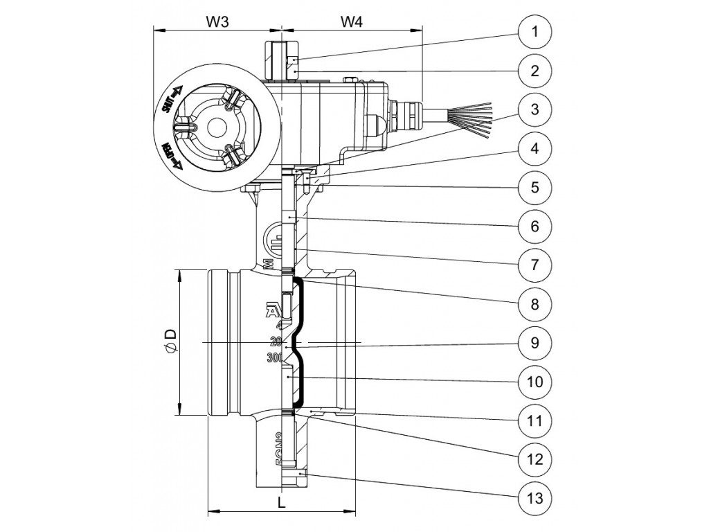 AVK Butterfly Valve UL/FM