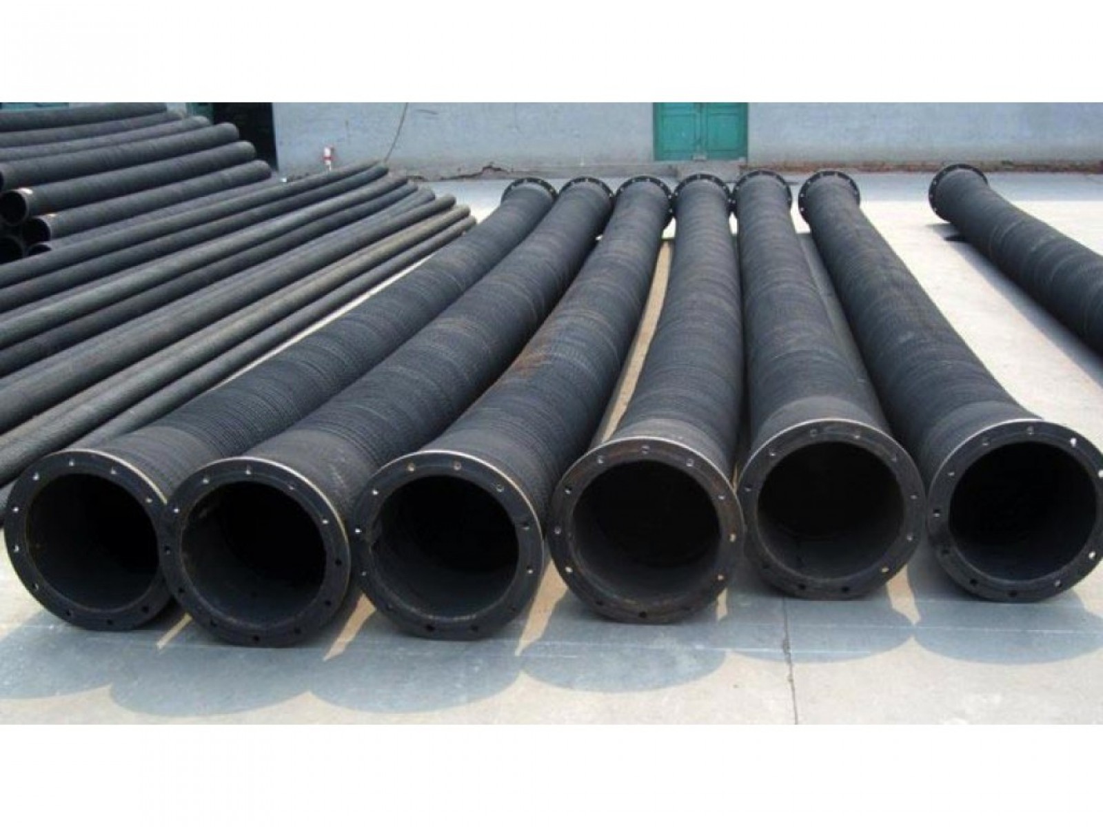 8 นิ้ว ท่อยางส่งน้ำตัวหนอน