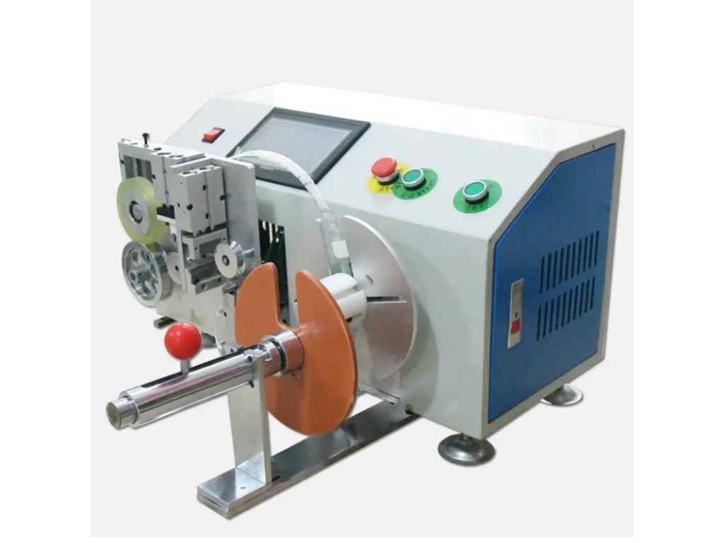 LA-45 Semi-automatic cable length measurement cutting winding machine Respooling wire tie machine Roll Reel Machine
