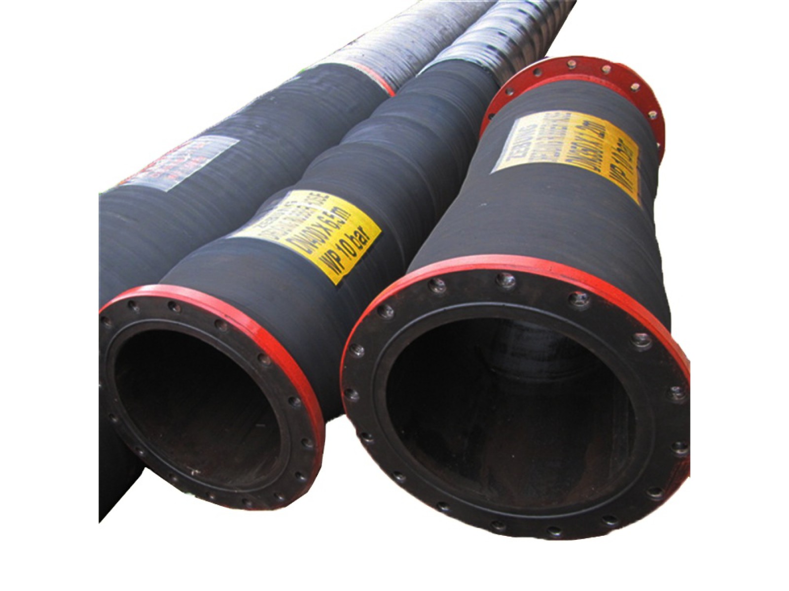 ท่อยางส่งน้ำตัวหนอน ขนาด 610 มม. ยาว 4 เมตร 24 นิ้ว