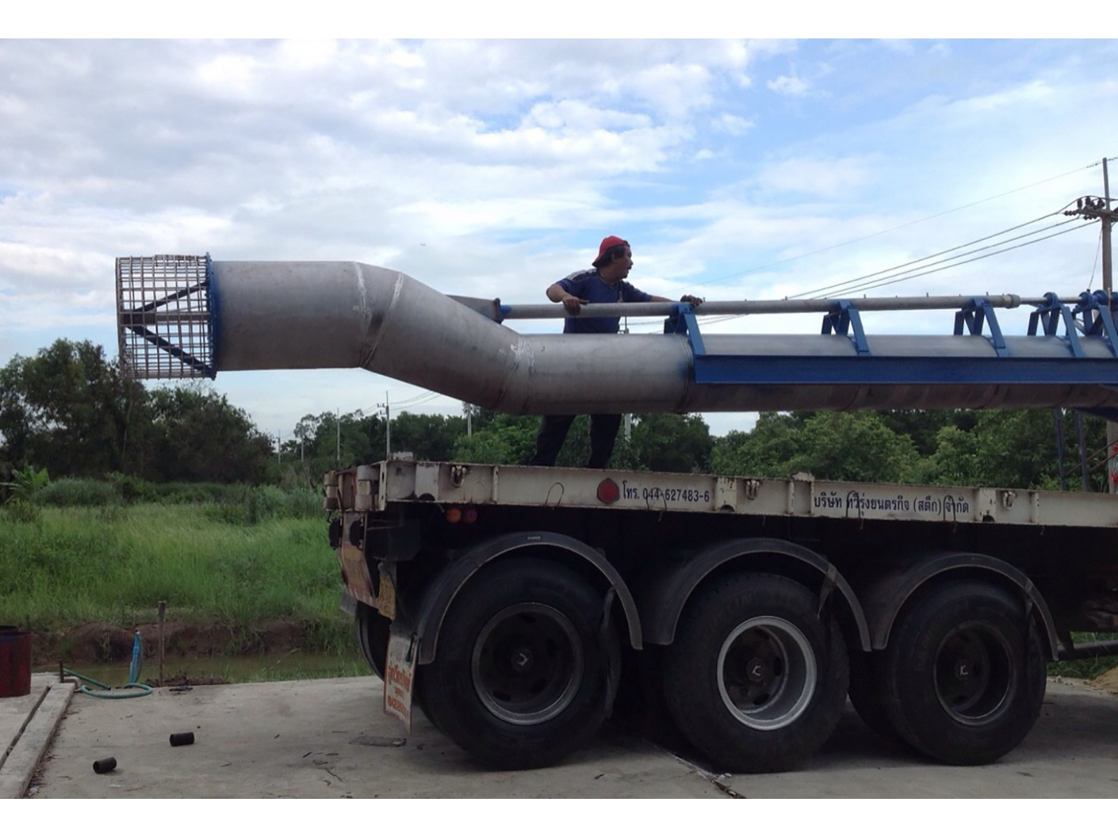 ท่อสูบน้ำพญานาค ท่อ 20 นิ้ว สแตนเลส