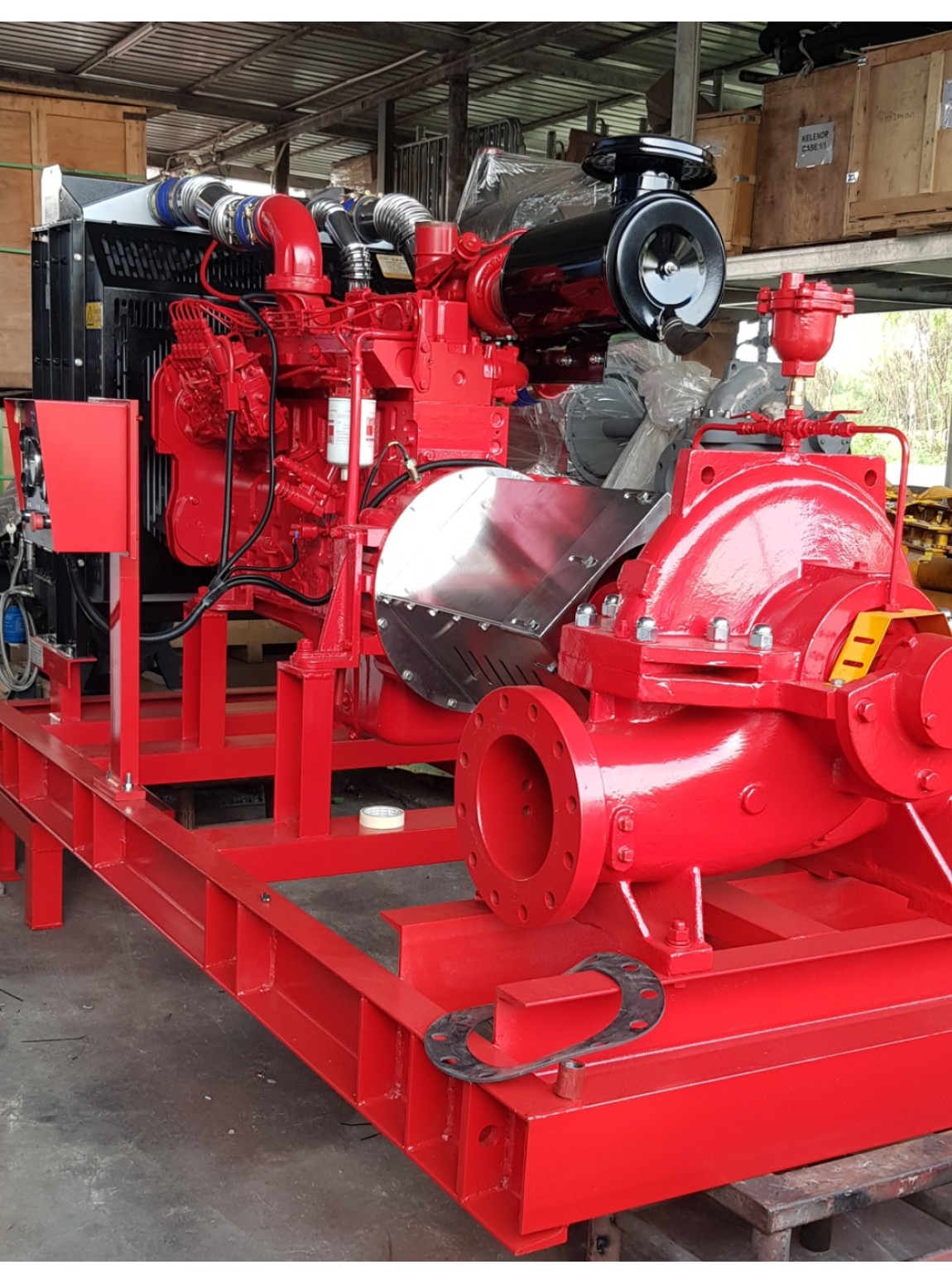 1500GPM เครื่องสูบน้ำดับเพลิง