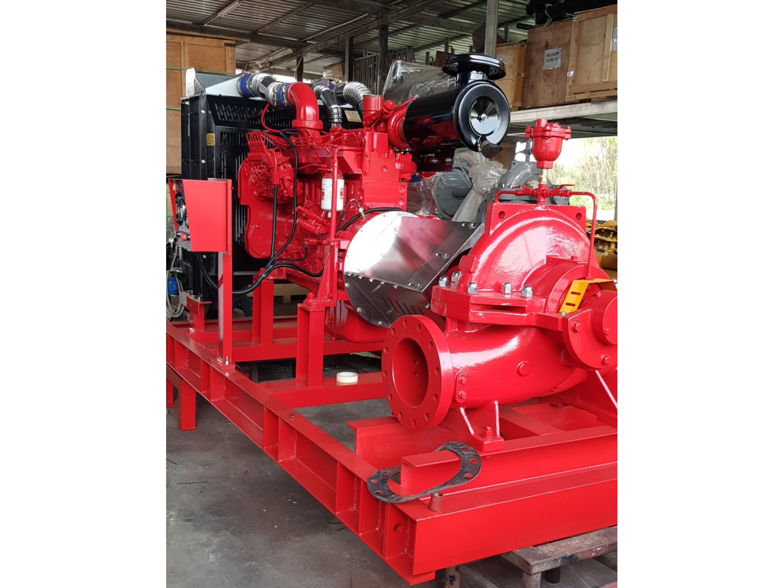 1500GPM เครื่องสูบน้ำดับเพลิง