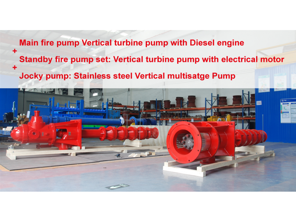 Vertical Turbine Fire Pump Diesel Engine