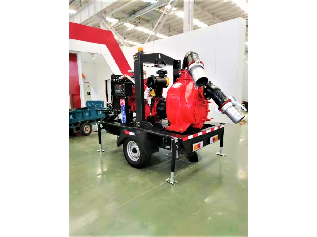 เครื่องสูบน้ำ 8นิ้วx8นิ้ว ดีเซล 105HP 