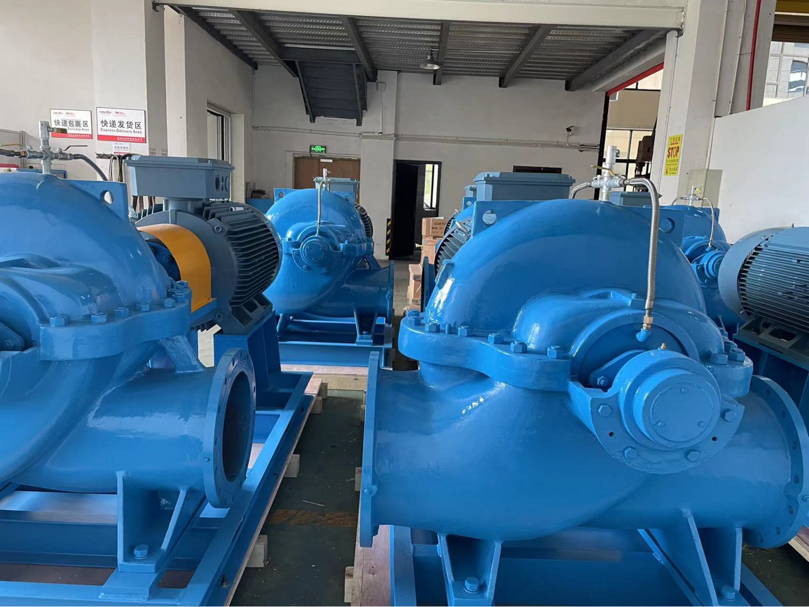 หอยโข่งมอเตอร์ไฟฟ้า ยี่ห้อ ABB 14 นิ้ว