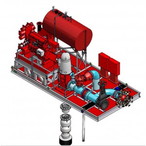 4000GPM 120PSI Vertical Turbine Fire Pump